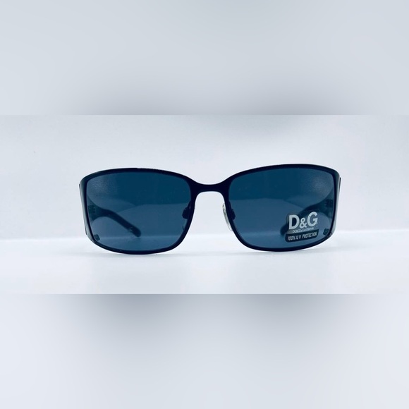 Dolce & Gabbana D&G 6010 Black Oval Sunglasses Frames - Picture 3 of 8